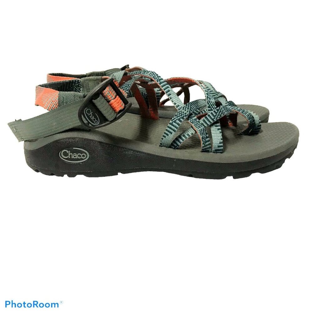 CHACO Z/CLOUD X2 Womens 8 Sport Sandal Green Waterproof Shoes